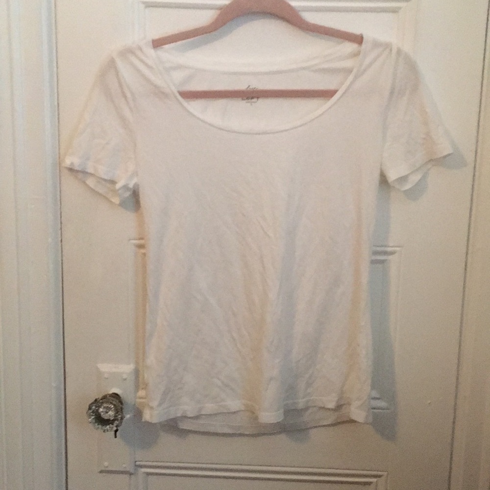 Soft white tee